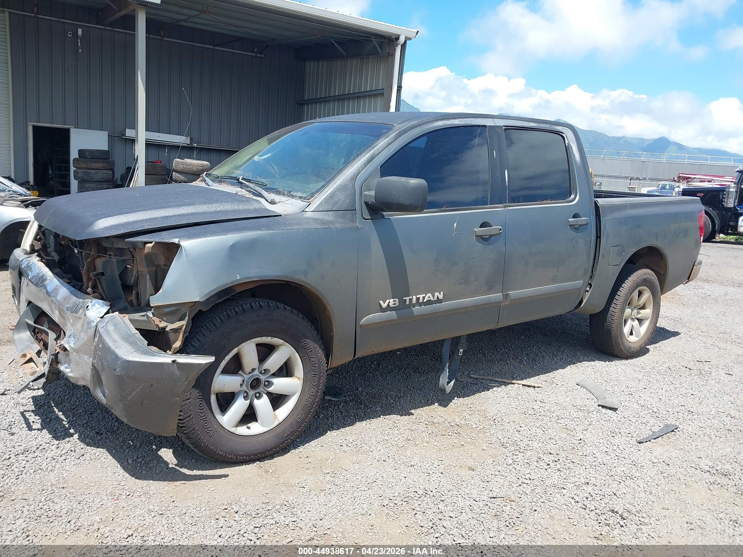 2008 Nissan Titan Se Gray vin: 1N6AA07C28N300426