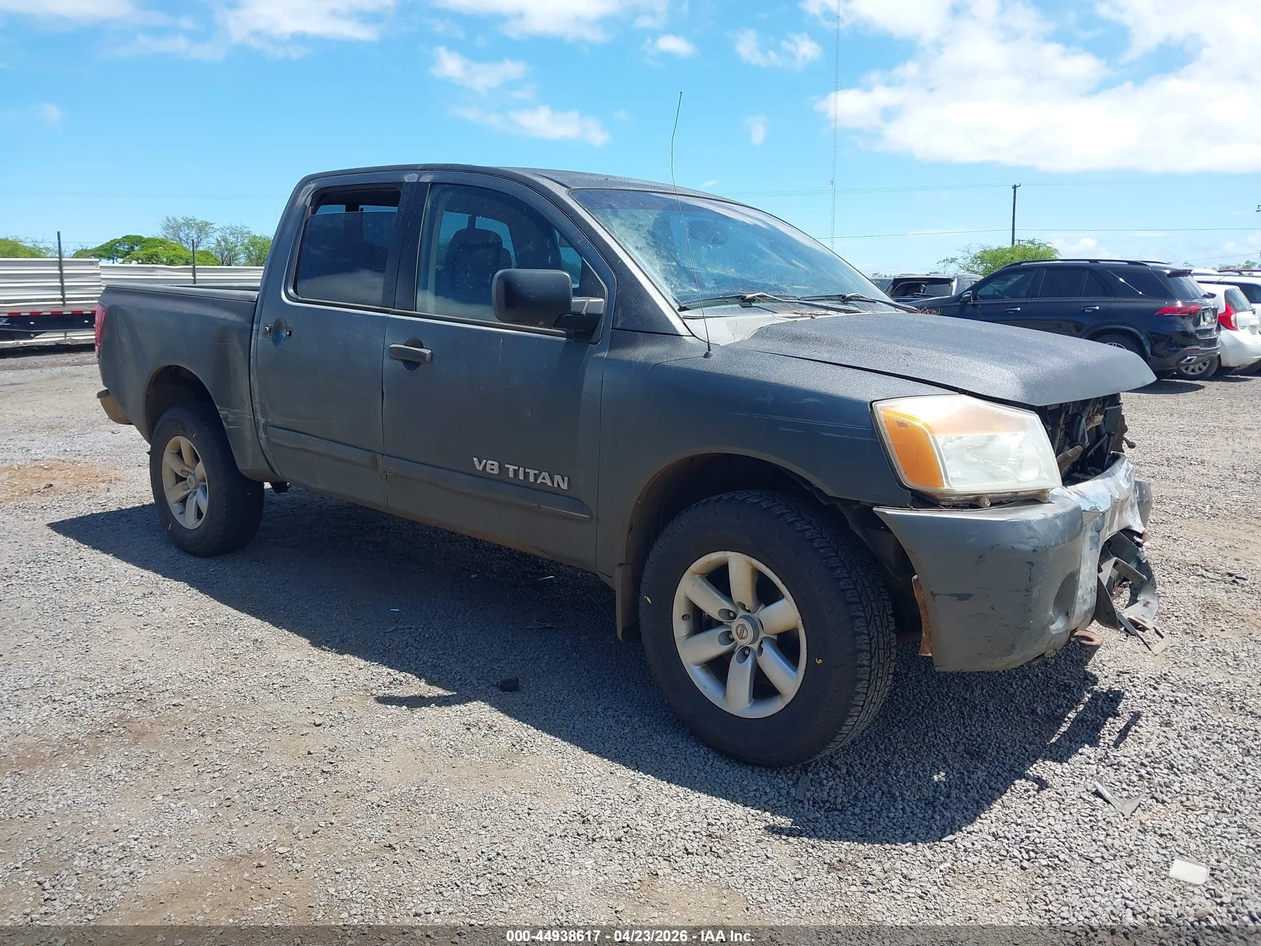 2008 Nissan Titan Se Серый vin: 1N6AA07C28N300426