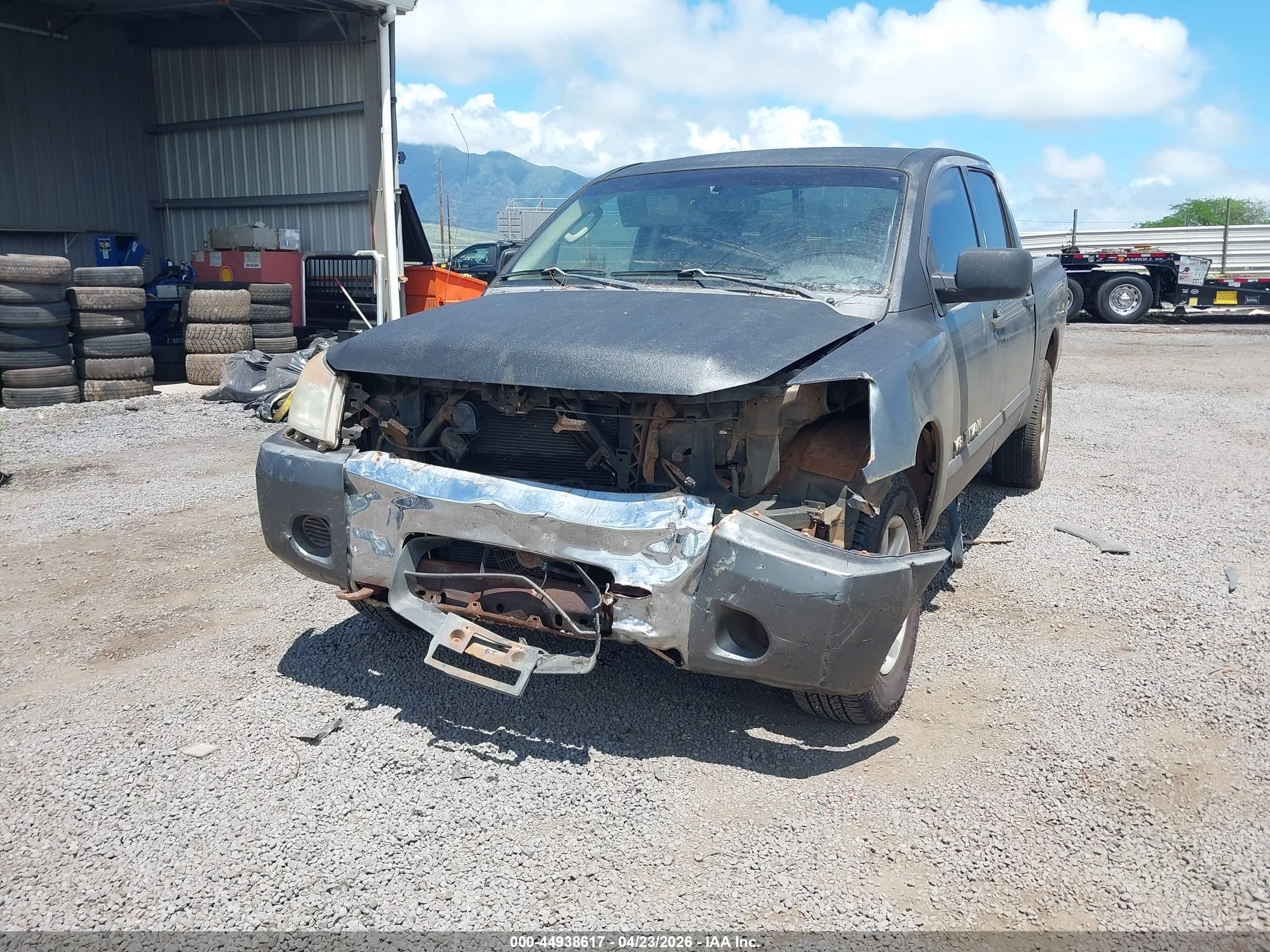 2008 Nissan Titan Se Gray vin: 1N6AA07C28N300426