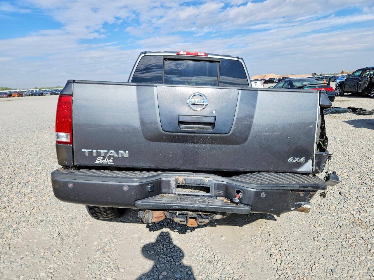 2008 Nissan Titan Xe Gray vin: 1N6AA07C38N303934