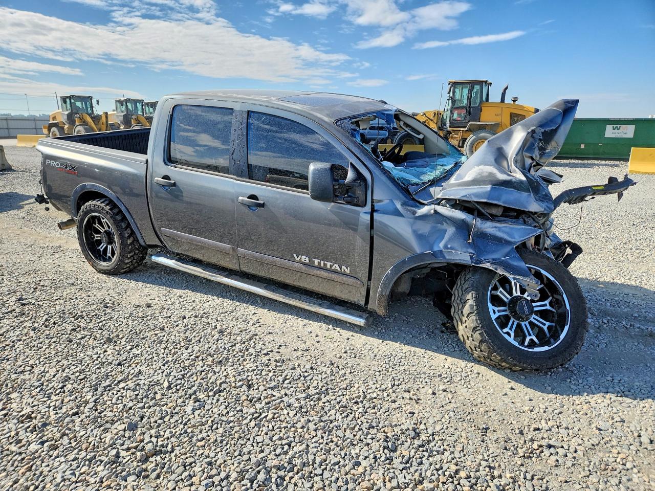 2008 Nissan Titan Xe Gray vin: 1N6AA07C38N303934