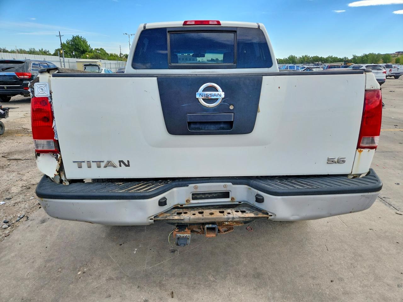 2008 Nissan Titan Xe White vin: 1N6AA07C38N322936