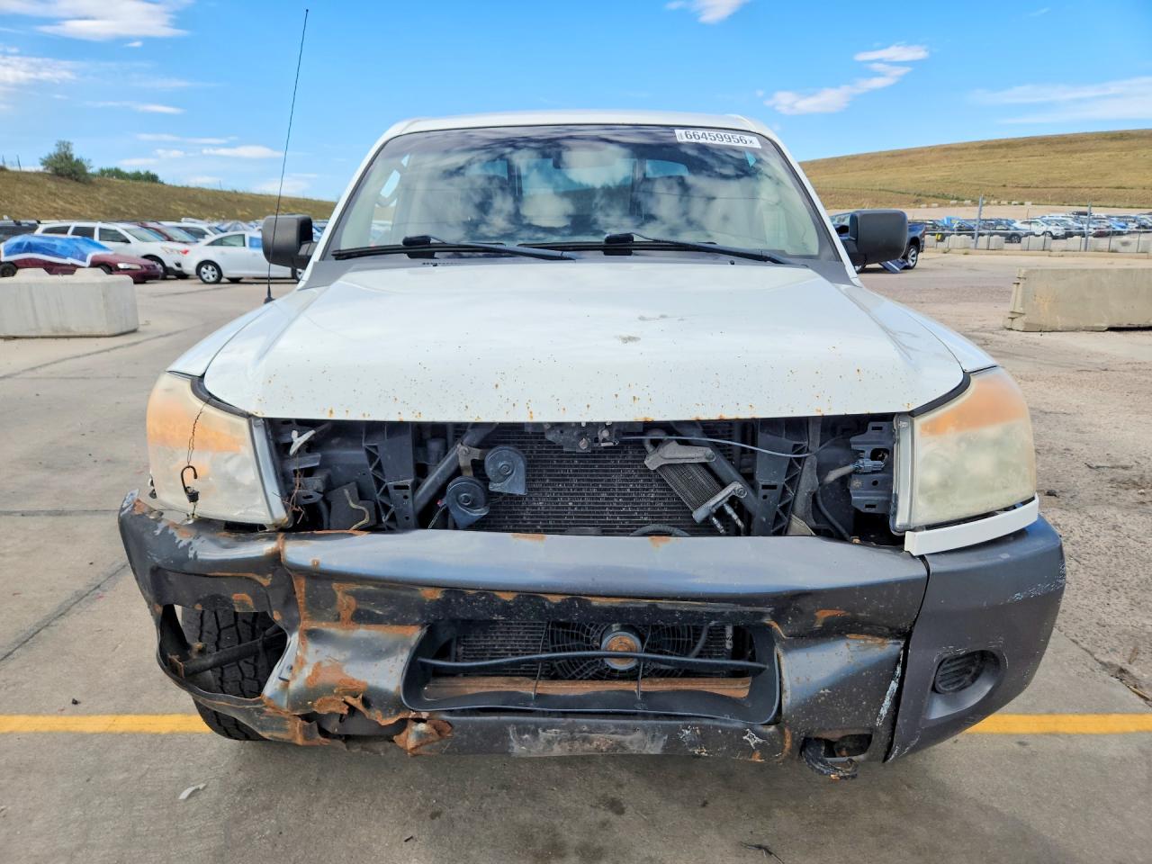 2008 Nissan Titan Xe White vin: 1N6AA07C38N322936