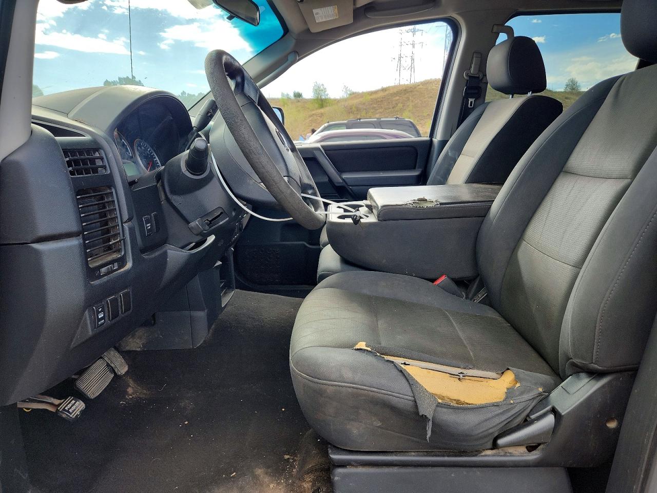 2008 Nissan Titan Xe White vin: 1N6AA07C38N322936