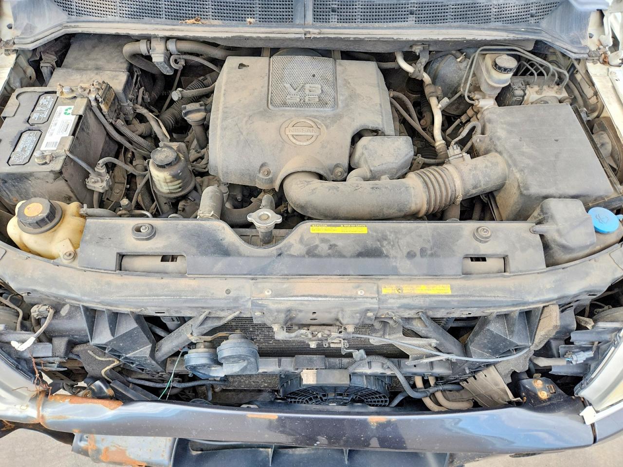 2008 Nissan Titan Xe White vin: 1N6AA07C38N322936