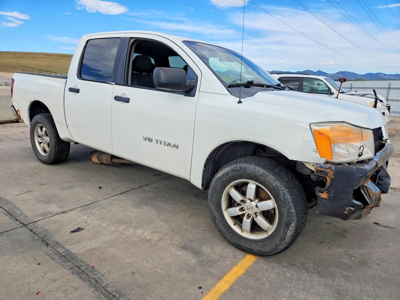 2008 Nissan Titan Xe White vin: 1N6AA07C38N322936