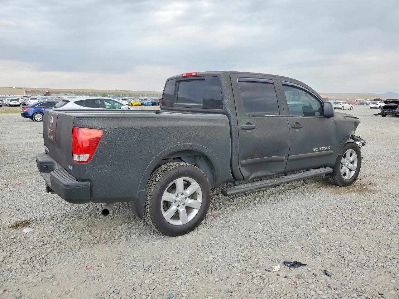 2008 Nissan Titan Xe Black vin: 1N6AA07C38N336643
