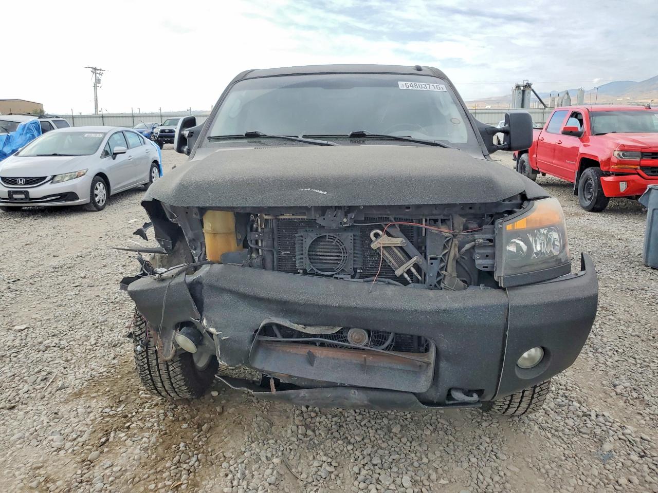 2008 Nissan Titan Xe Black vin: 1N6AA07C38N336643