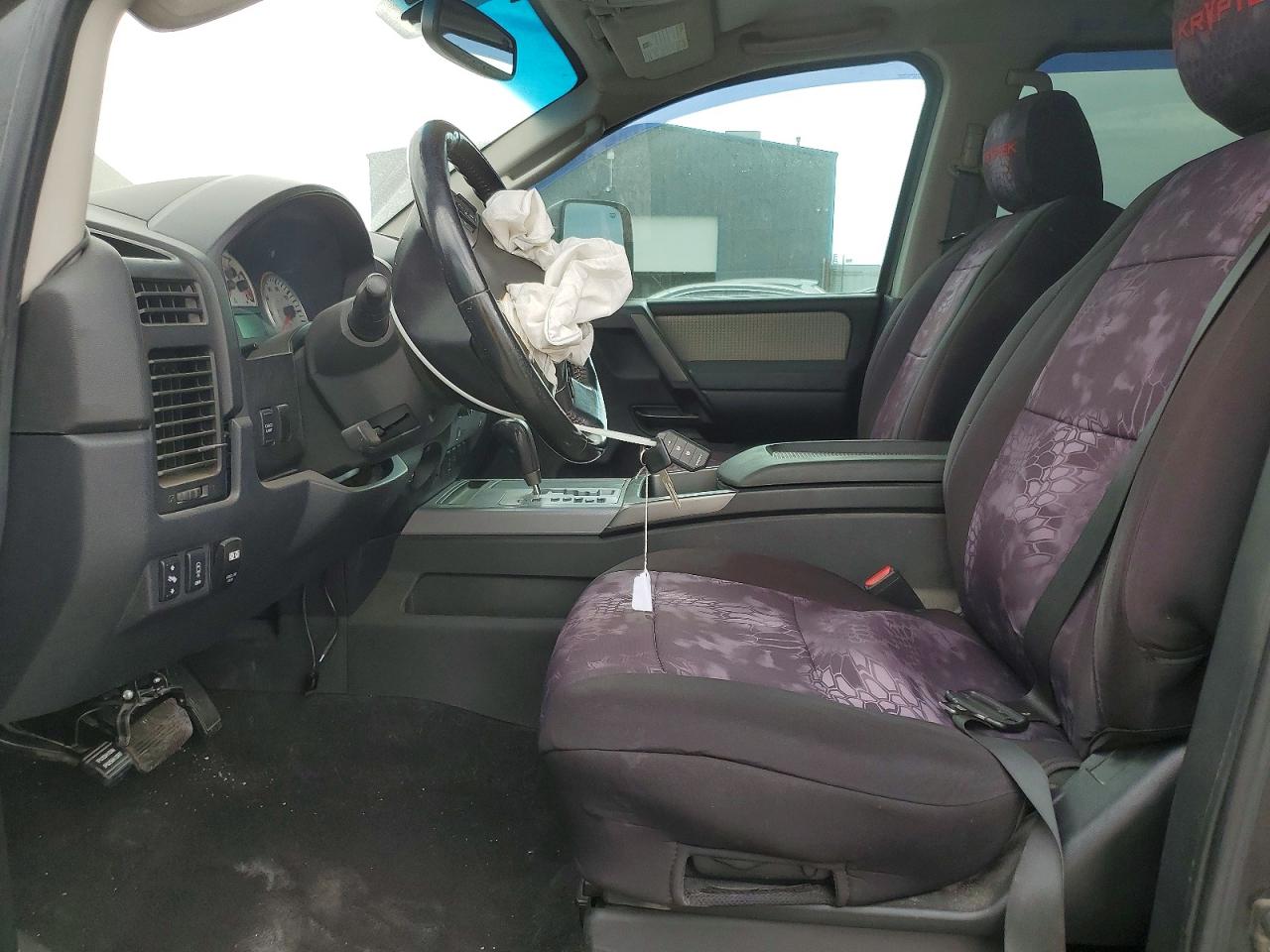 2008 Nissan Titan Xe Black vin: 1N6AA07C38N336643
