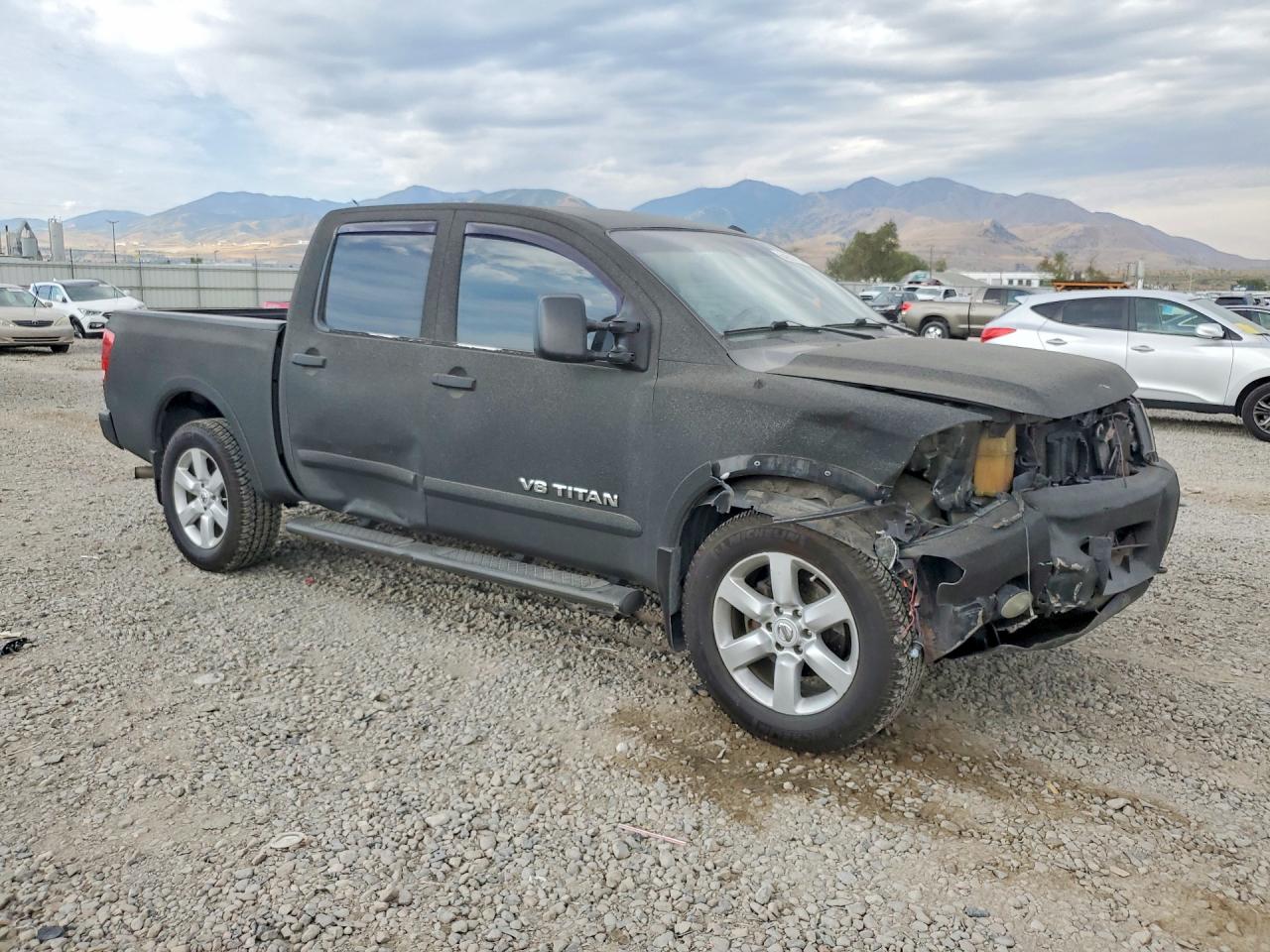 2008 Nissan Titan Xe Black vin: 1N6AA07C38N336643