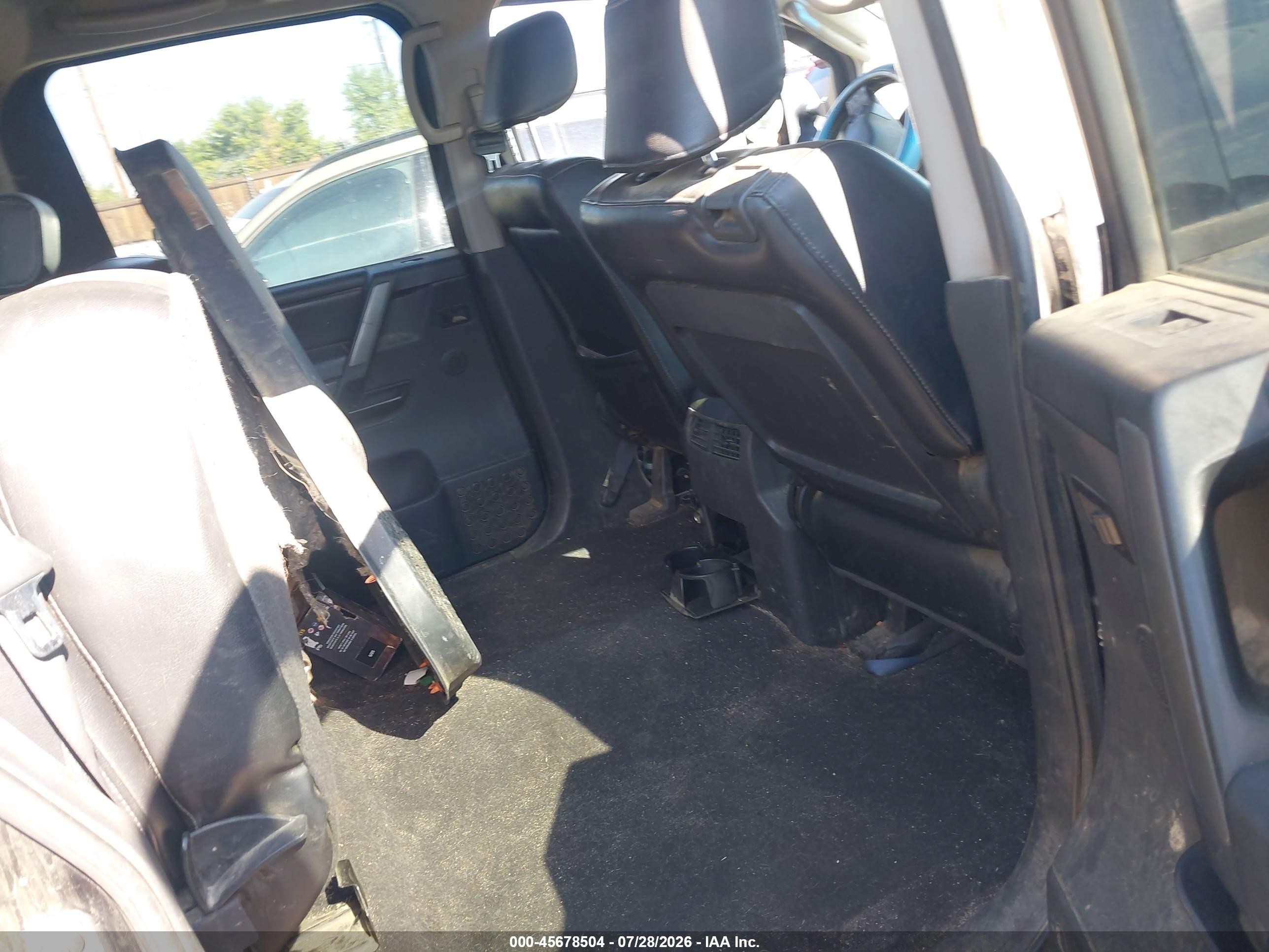 2008 Nissan Titan Le/pro-4x/se/xe Black vin: 1N6AA07C38N350560