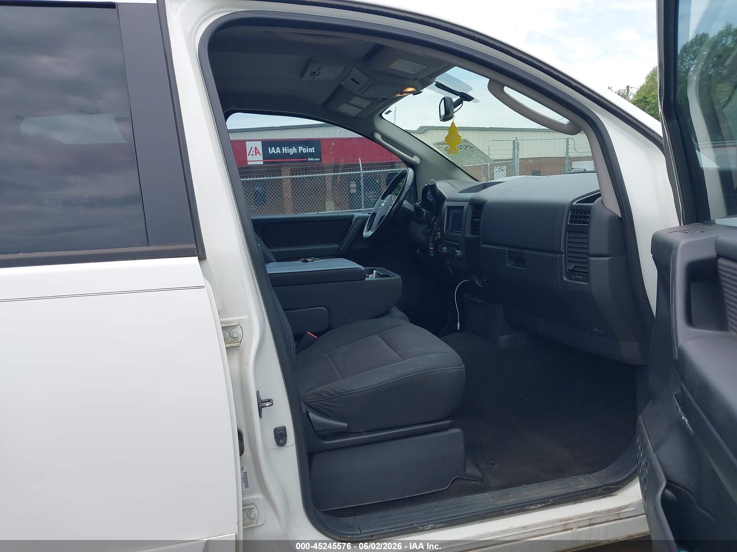 2009 Nissan Titan Se White vin: 1N6AA07C39N307242