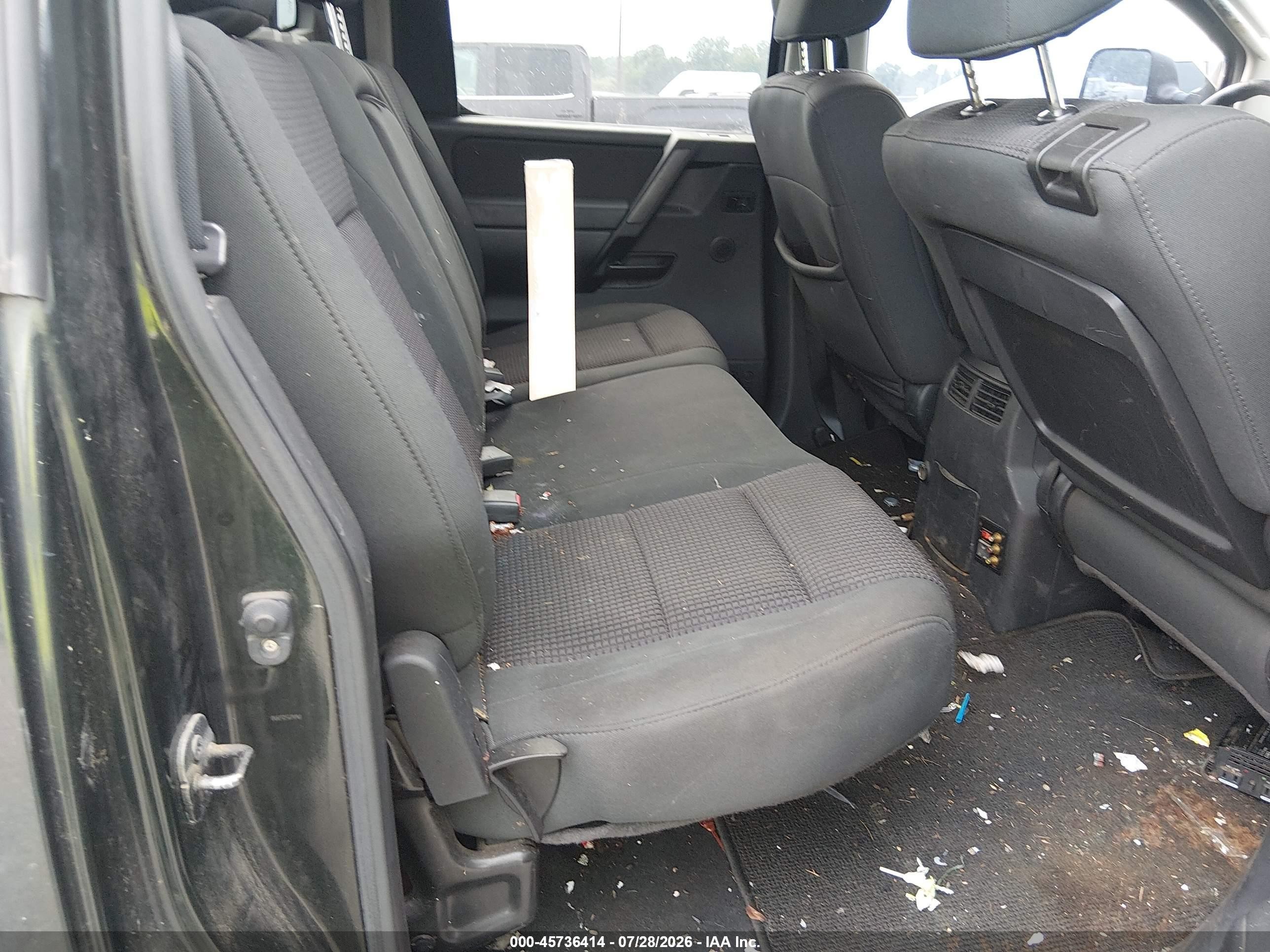 2008 Nissan Titan Se Green vin: 1N6AA07C68N335194