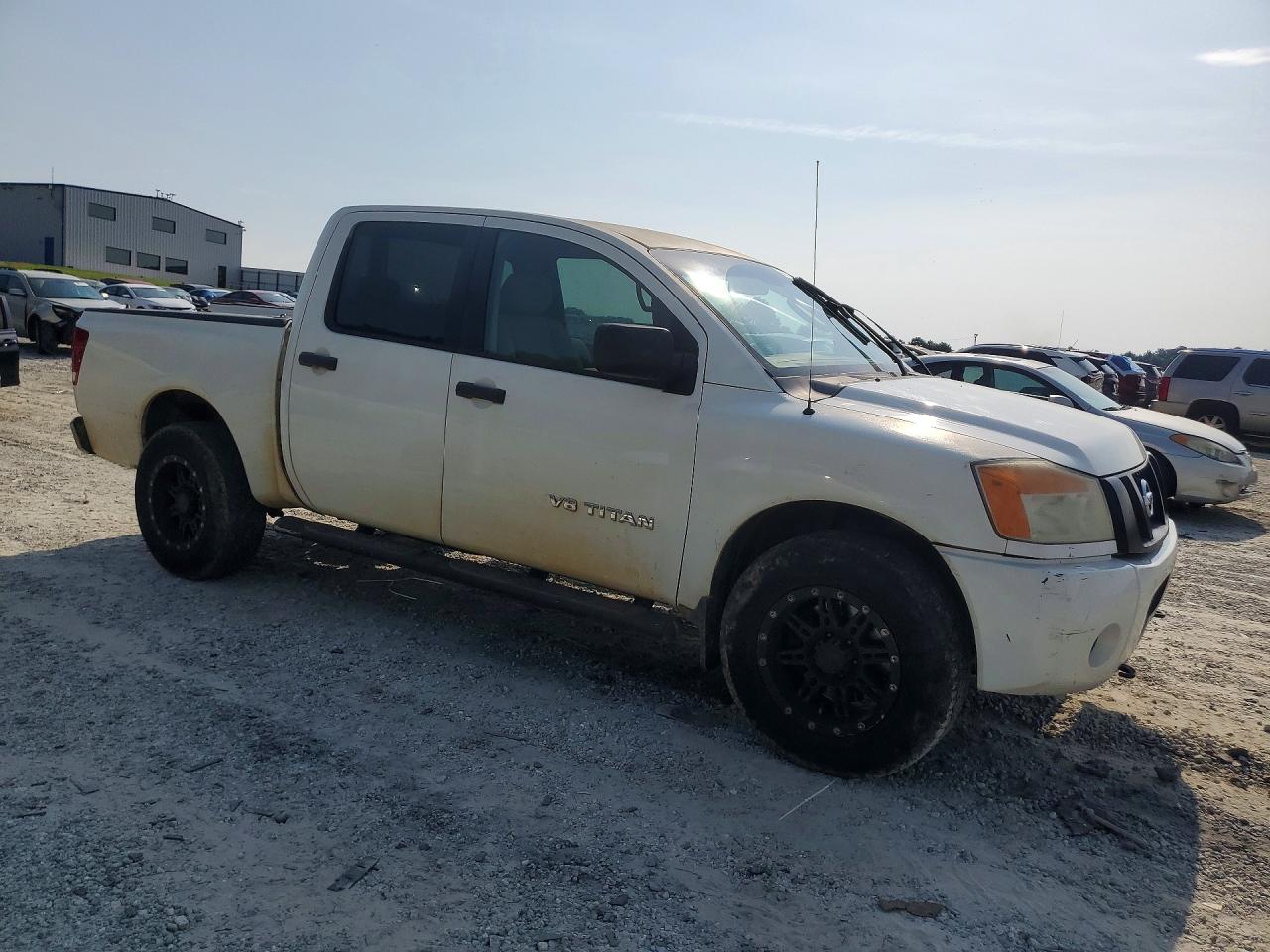 2009 Nissan Titan Xe White vin: 1N6AA07C69N302357