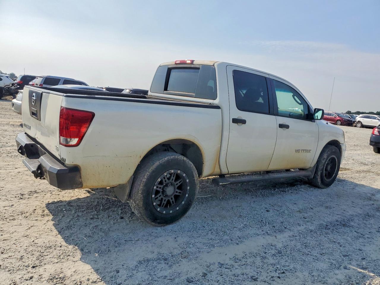 2009 Nissan Titan Xe White vin: 1N6AA07C69N302357