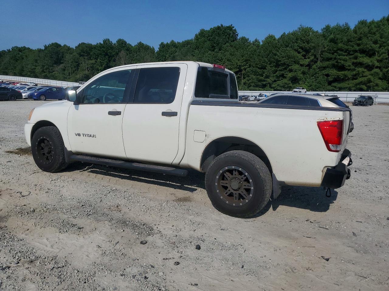 2009 Nissan Titan Xe White vin: 1N6AA07C69N302357