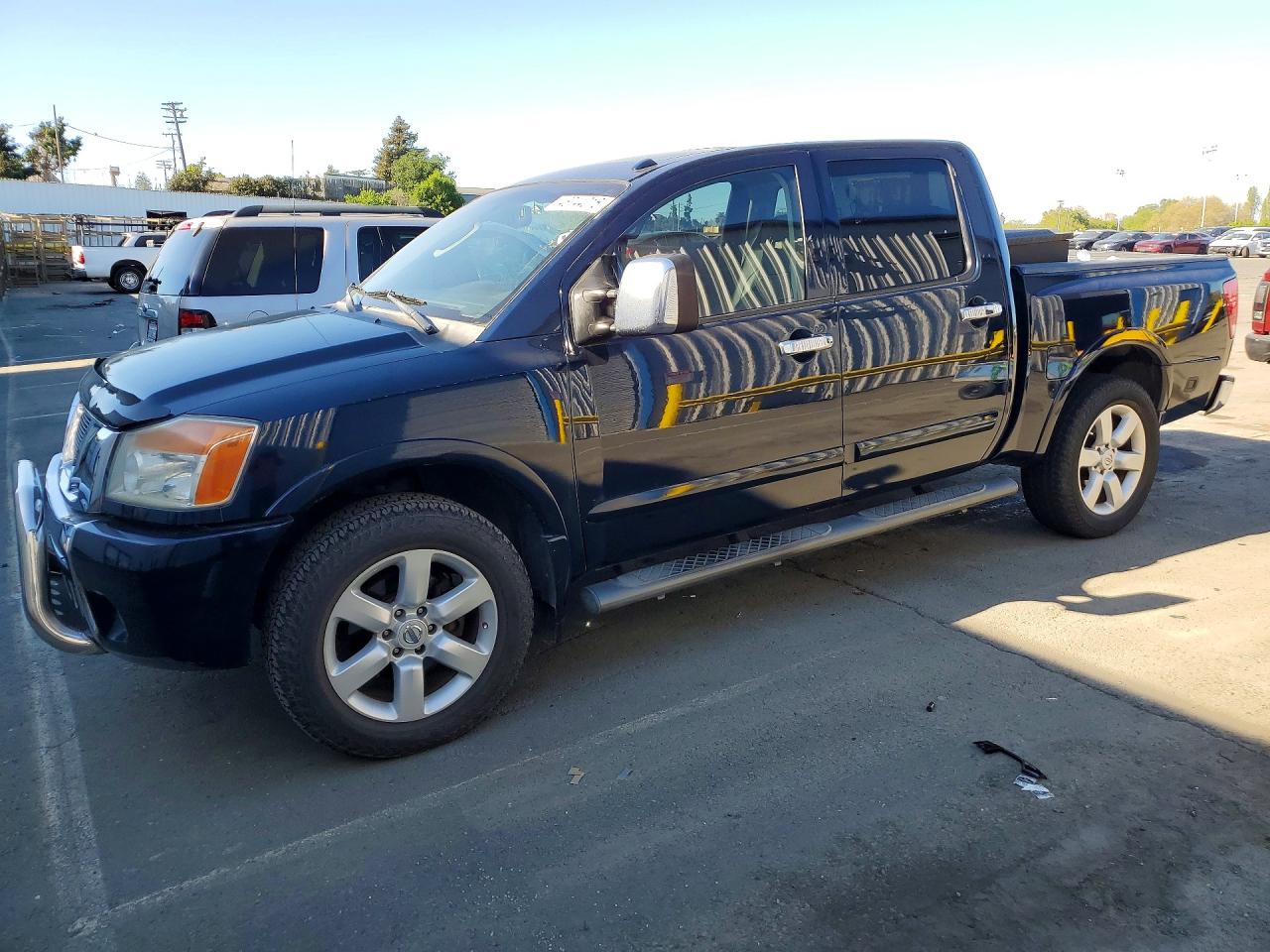 2008 Nissan Titan Xe Blue vin: 1N6AA07C78N300857