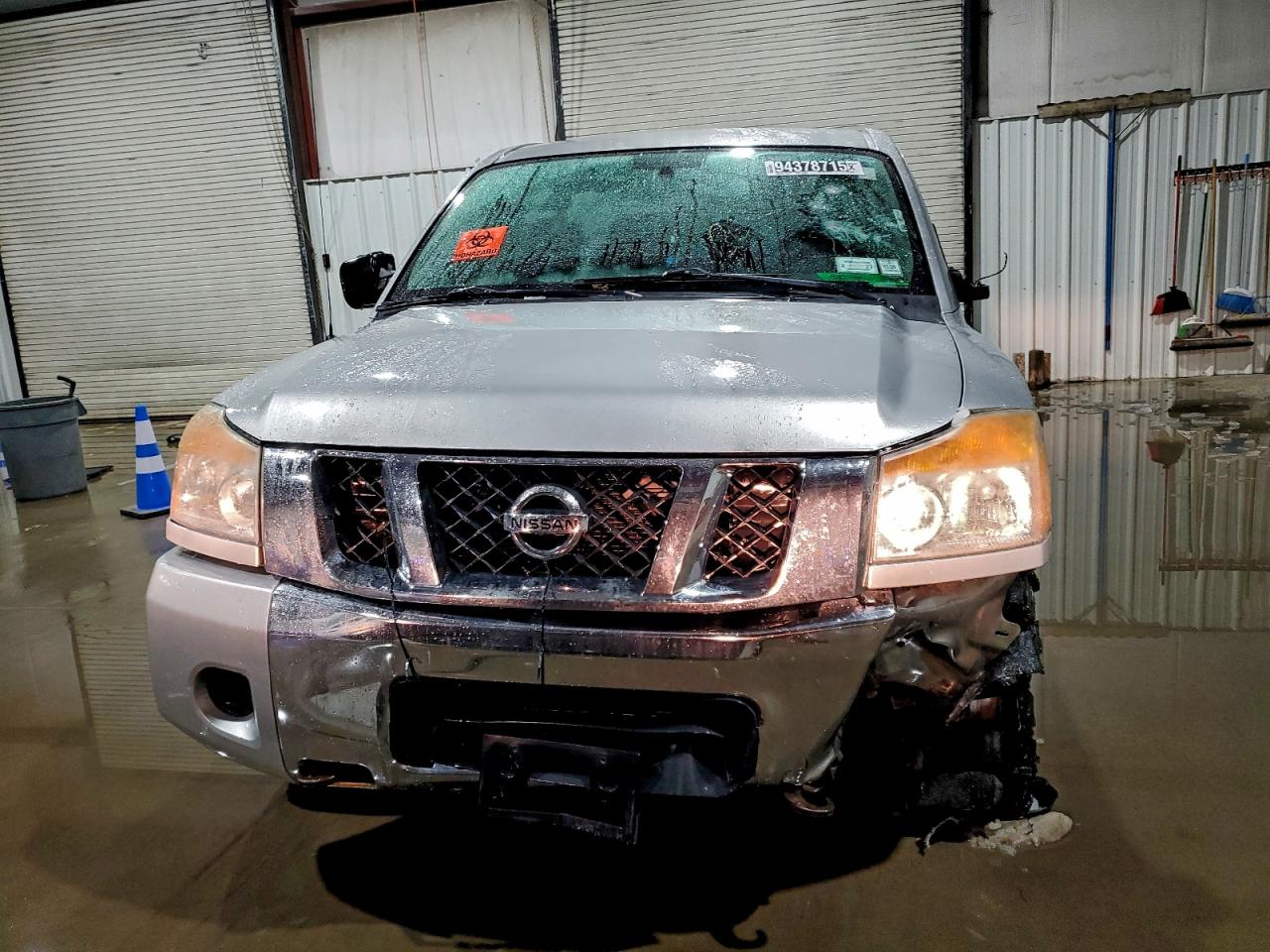 2009 Nissan Titan Xe Silver vin: 1N6AA07C79N319278