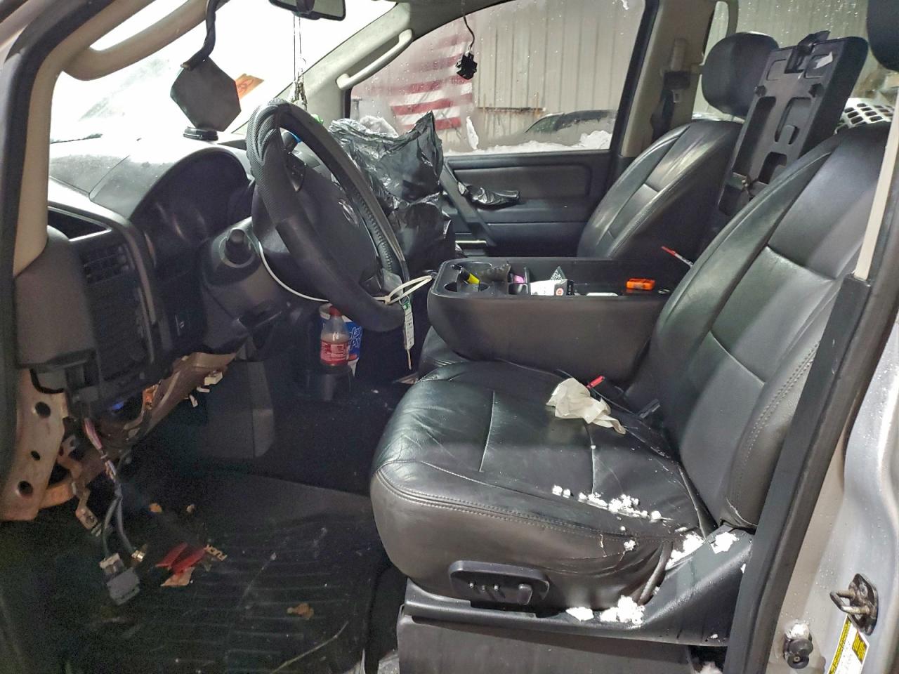 2009 Nissan Titan Xe Silver vin: 1N6AA07C79N319278