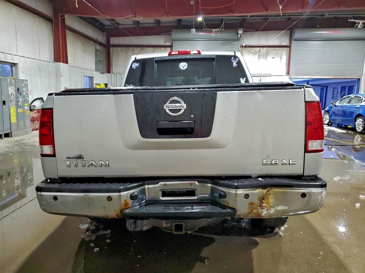2009 Nissan Titan Xe Silver vin: 1N6AA07C79N319278