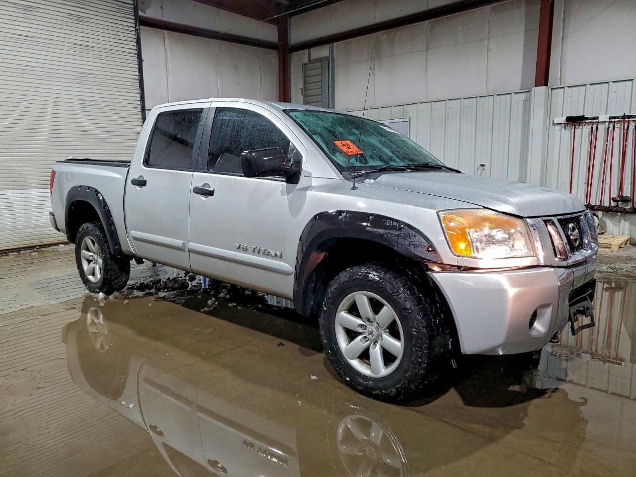 2009 Nissan Titan Xe Silver vin: 1N6AA07C79N319278