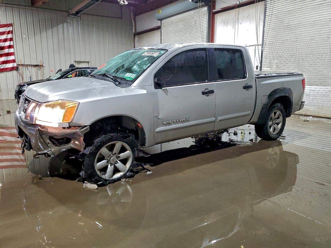 2009 Nissan Titan Xe Silver vin: 1N6AA07C79N319278