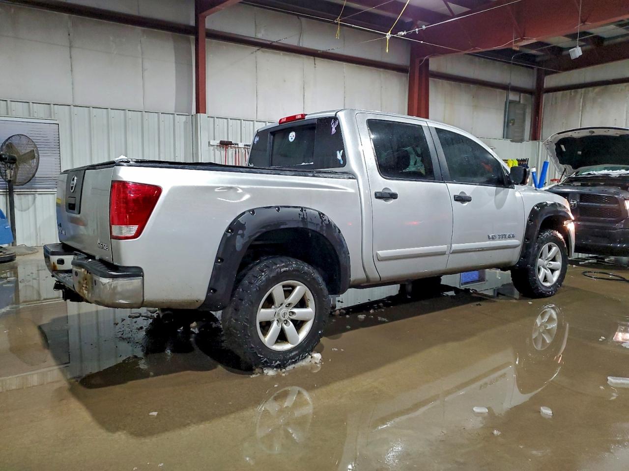 2009 Nissan Titan Xe Silver vin: 1N6AA07C79N319278