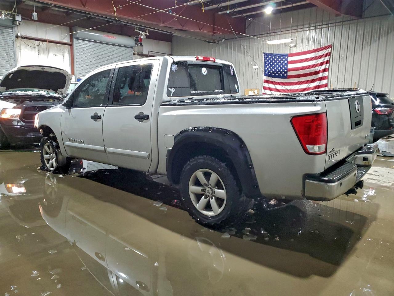 2009 Nissan Titan Xe Silver vin: 1N6AA07C79N319278