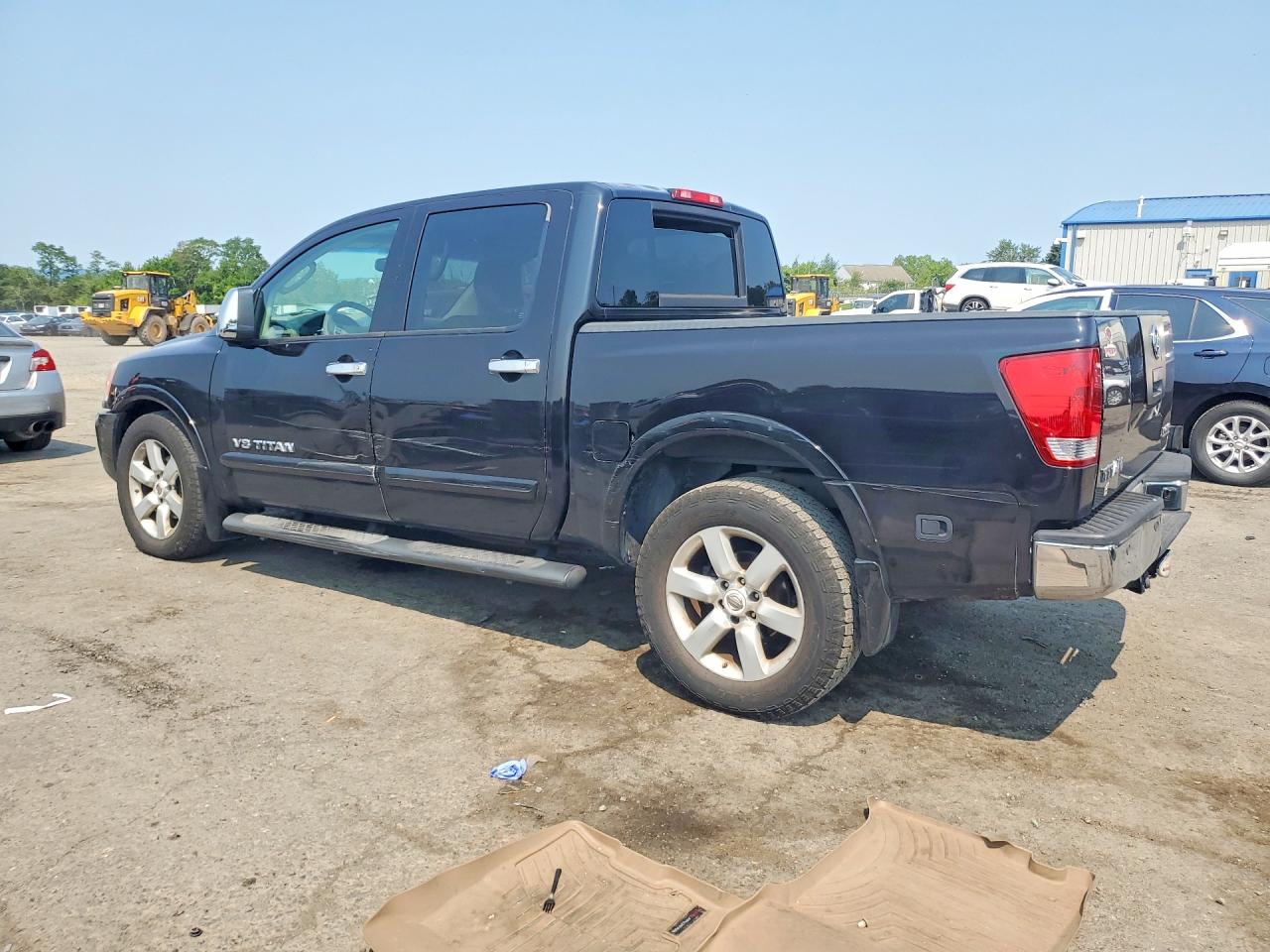 2008 Nissan Titan Xe Black vin: 1N6AA07CX8N305485