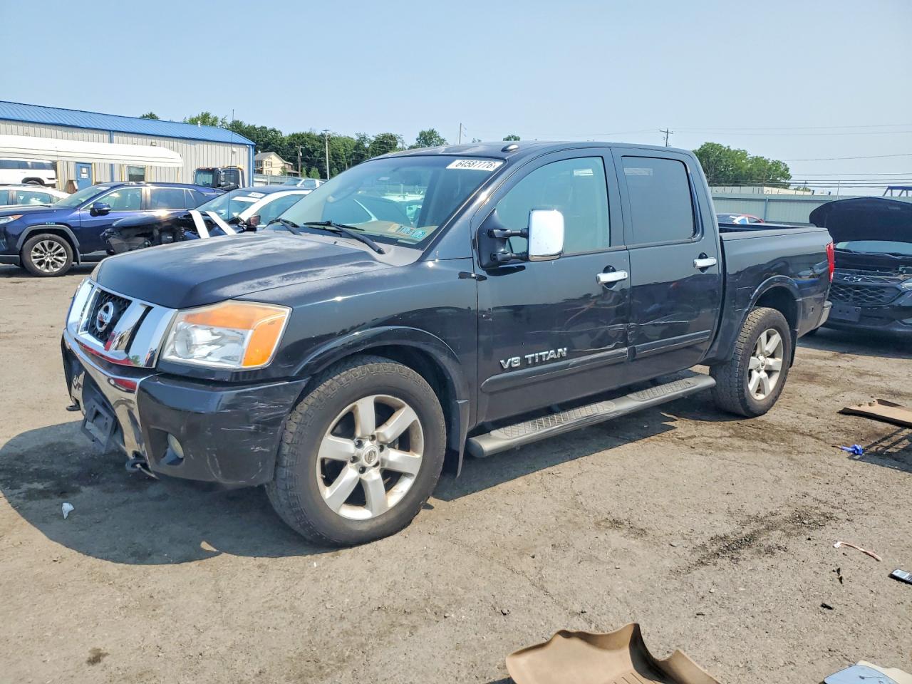 2008 Nissan Titan Xe Black vin: 1N6AA07CX8N305485