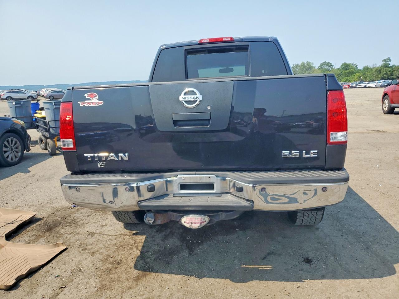 2008 Nissan Titan Xe Black vin: 1N6AA07CX8N305485