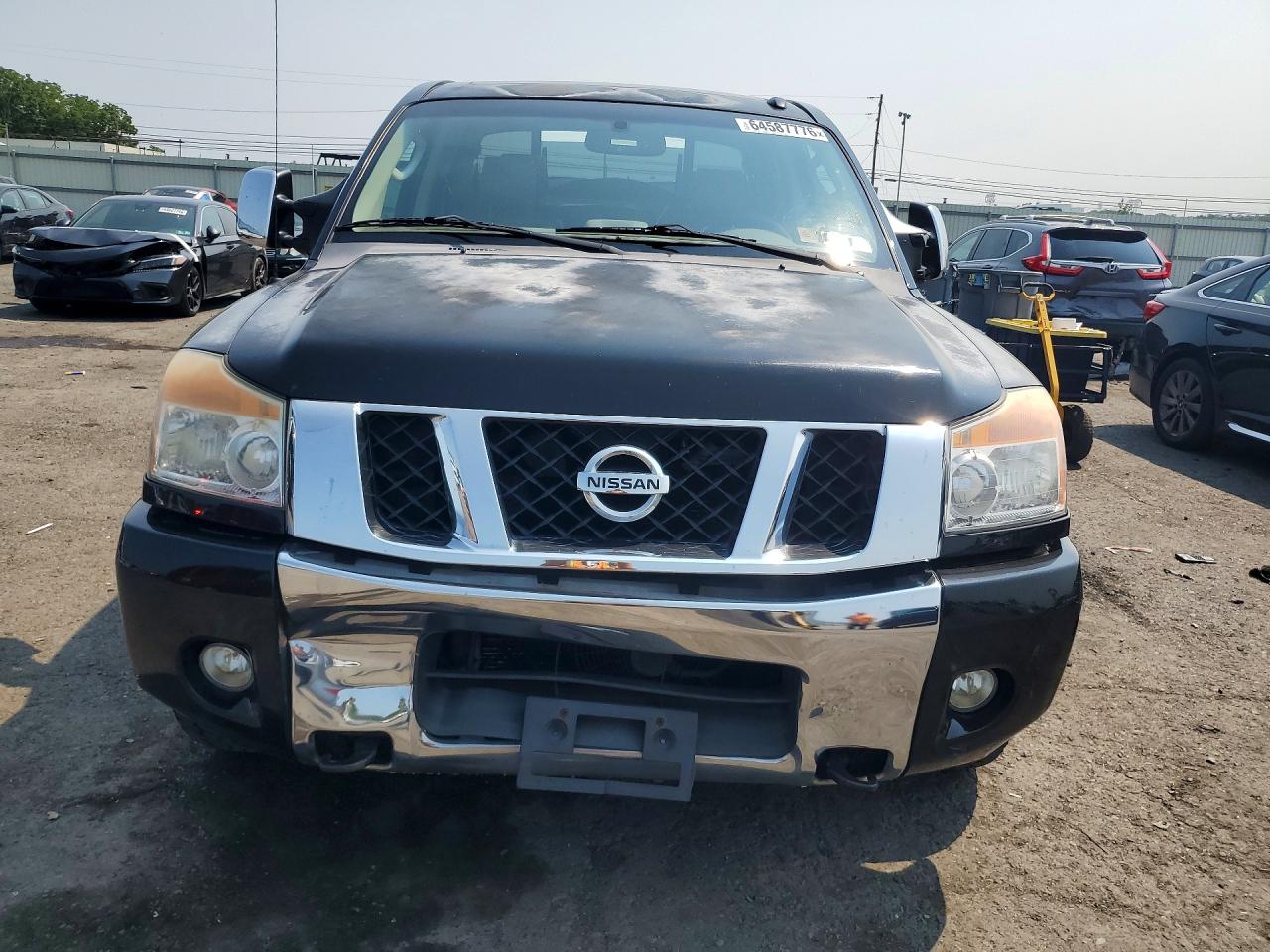 2008 Nissan Titan Xe Black vin: 1N6AA07CX8N305485