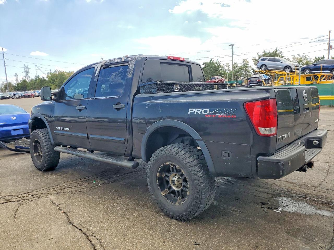 2008 Nissan Titan Xe Black vin: 1N6AA07CX8N335554