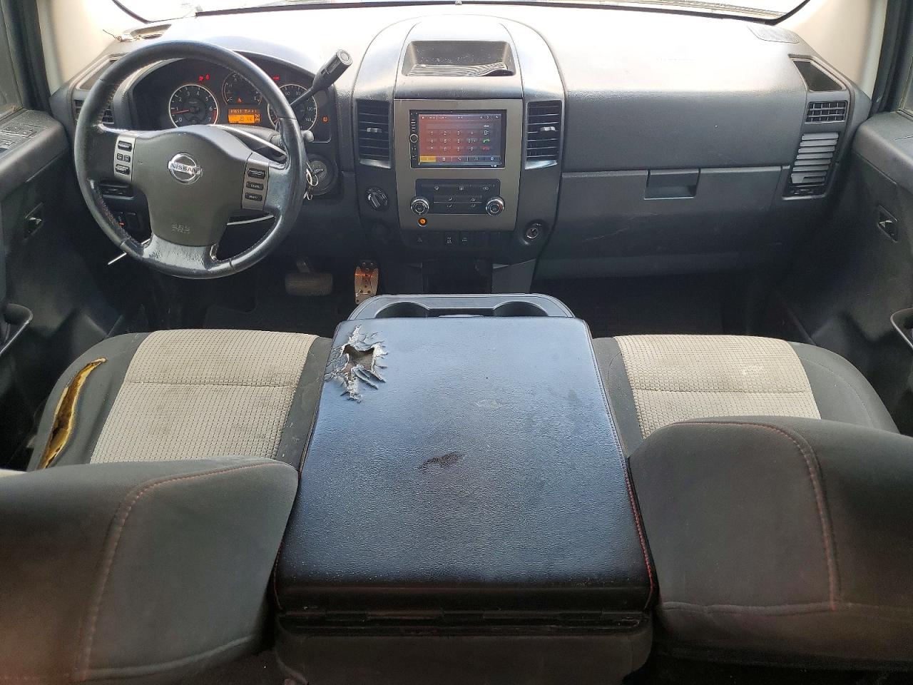 2008 Nissan Titan Xe Black vin: 1N6AA07CX8N335554
