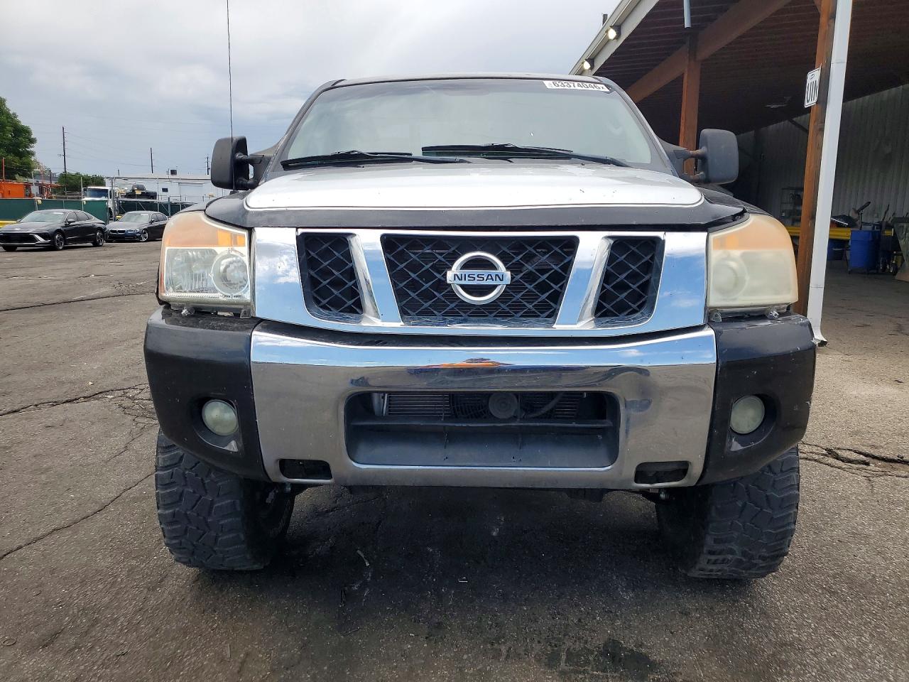 2008 Nissan Titan Xe Black vin: 1N6AA07CX8N335554