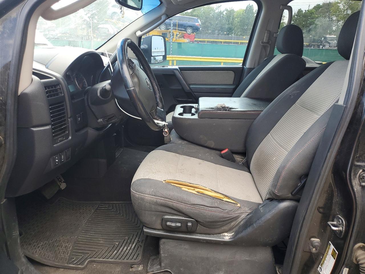 2008 Nissan Titan Xe Black vin: 1N6AA07CX8N335554