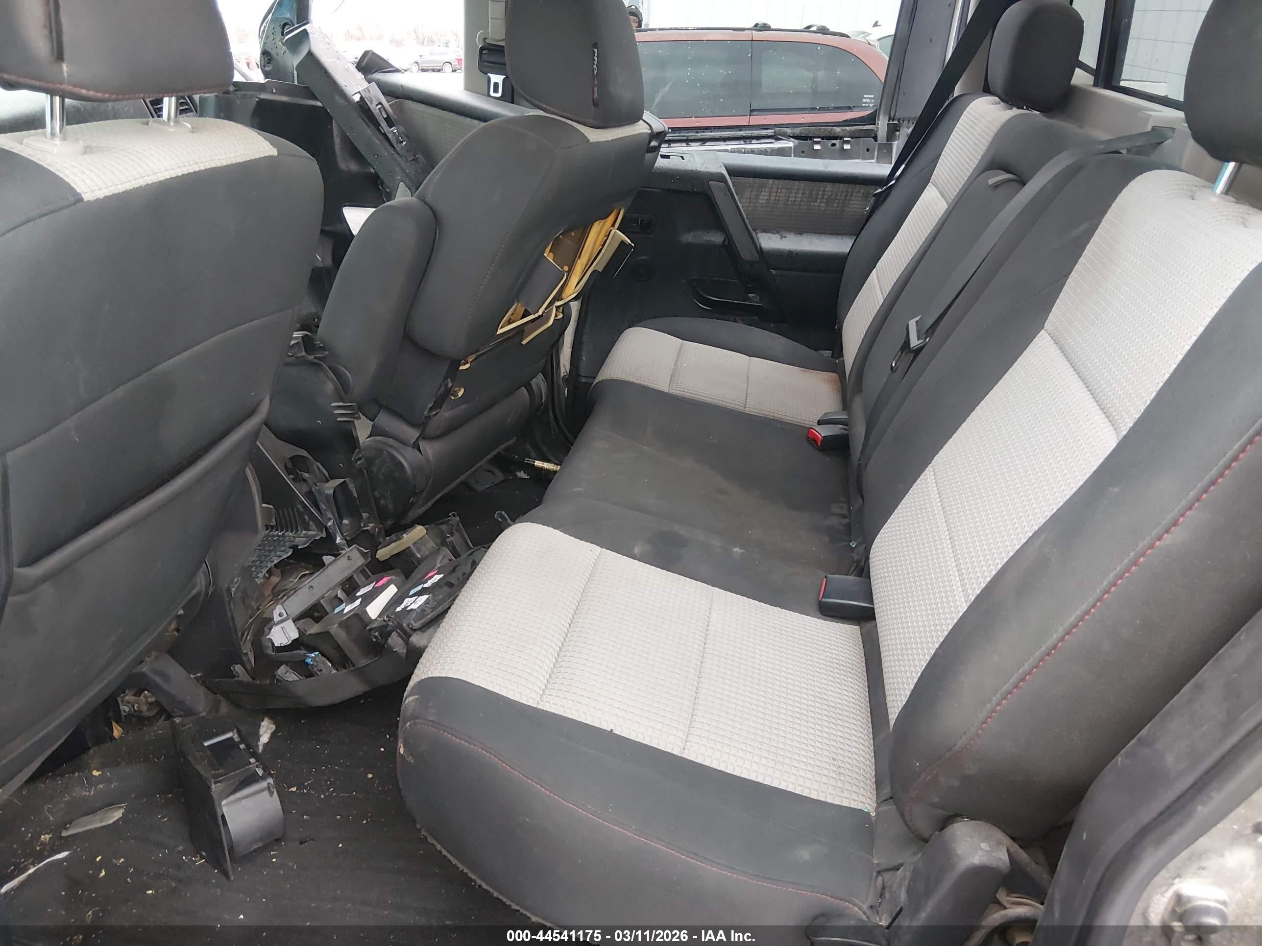 2008 Nissan Titan Le/pro-4x/se/xe Gray vin: 1N6AA07CX8N354590