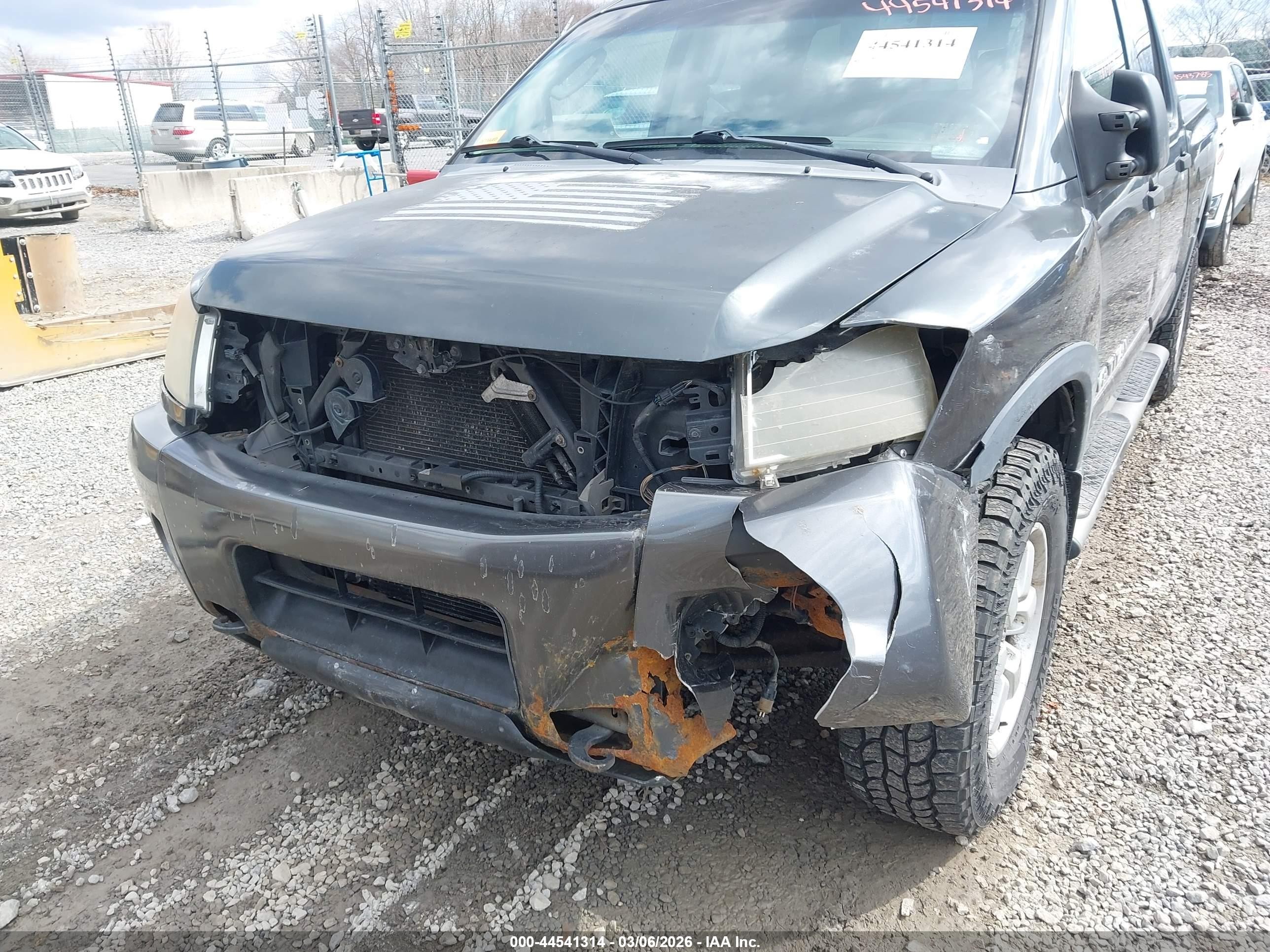 2009 Nissan Titan Pro-4x Серый vin: 1N6AA07CX9N312986