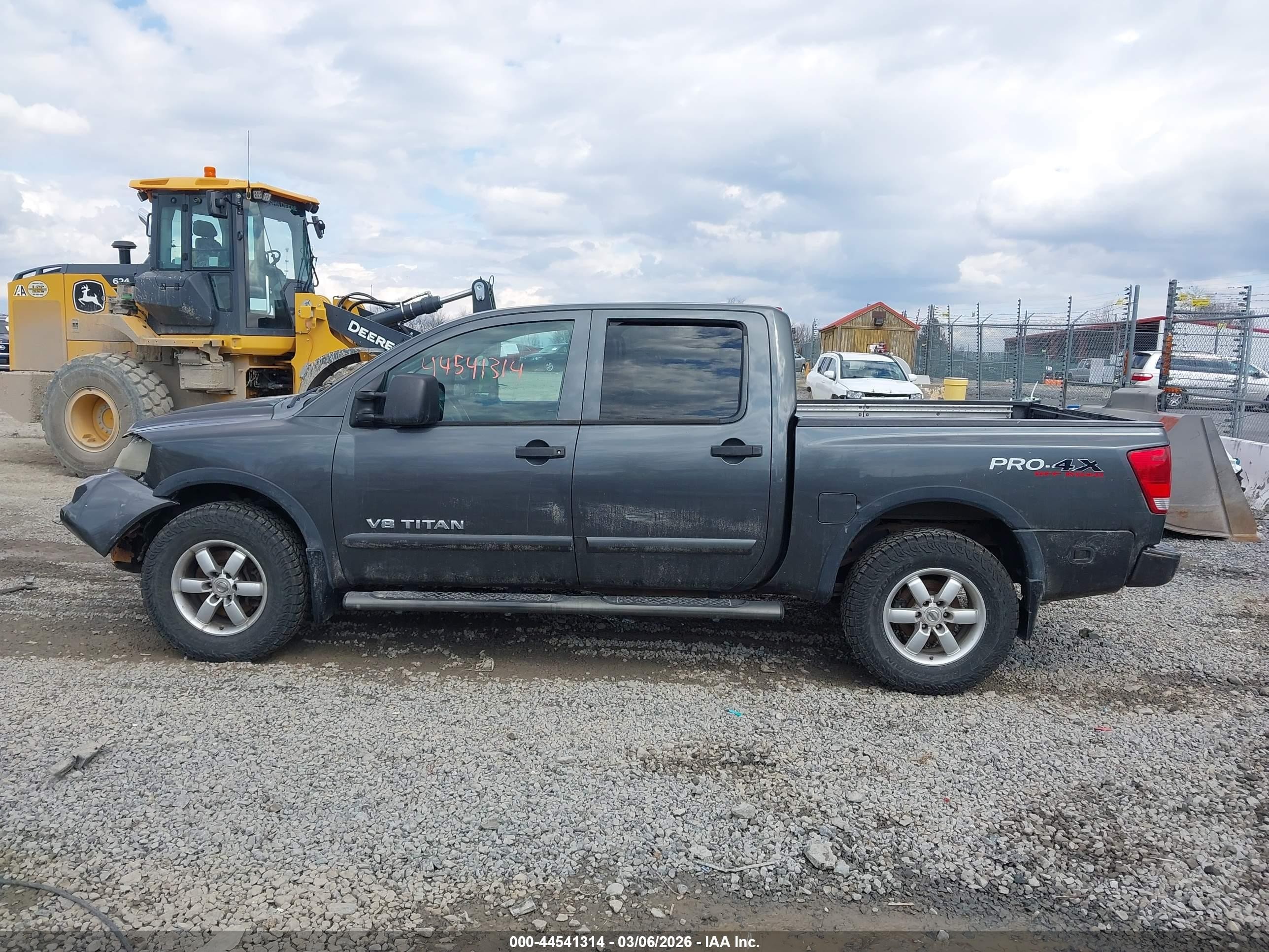 2009 Nissan Titan Pro-4x Серый vin: 1N6AA07CX9N312986