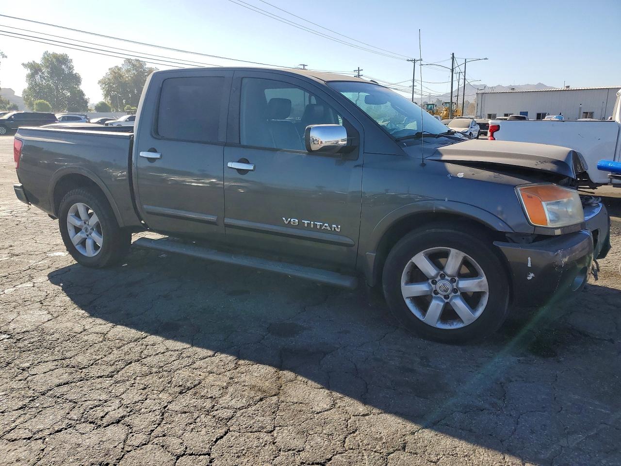 2008 Nissan Titan Xe Gray vin: 1N6AA07D18N309224