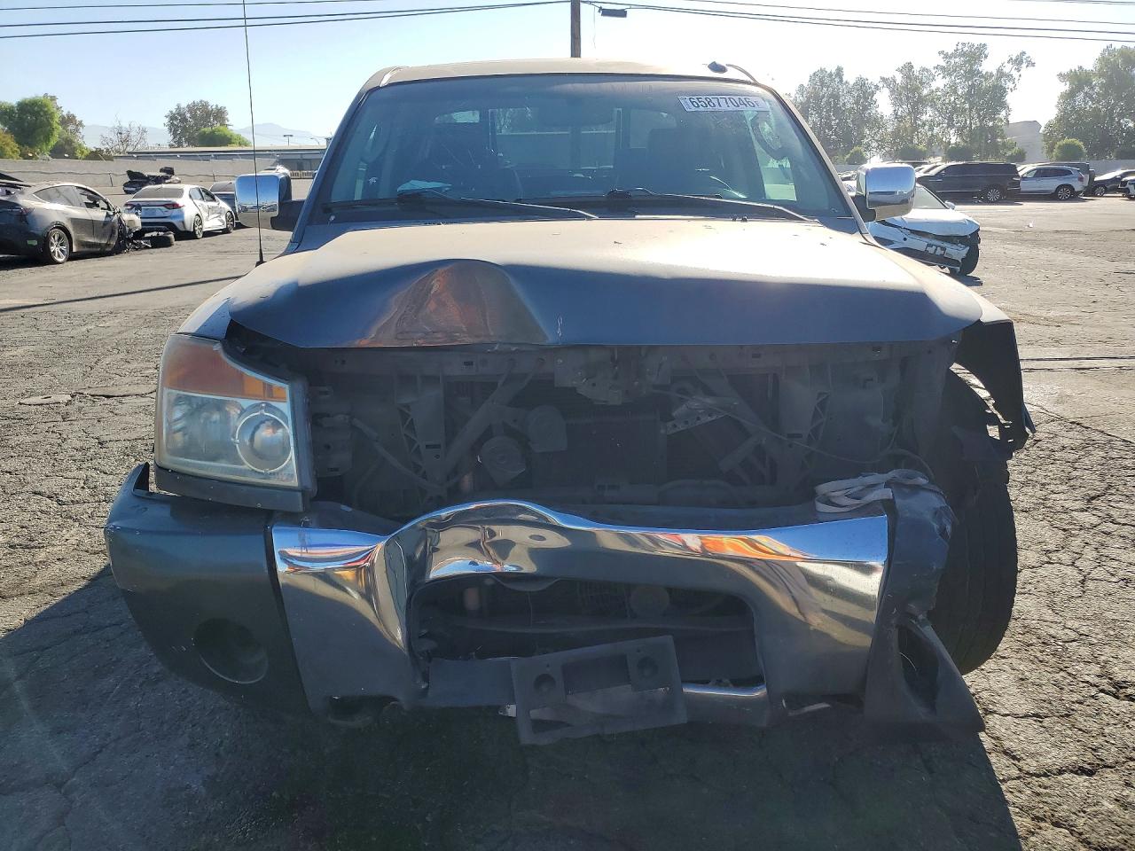 2008 Nissan Titan Xe Gray vin: 1N6AA07D18N309224