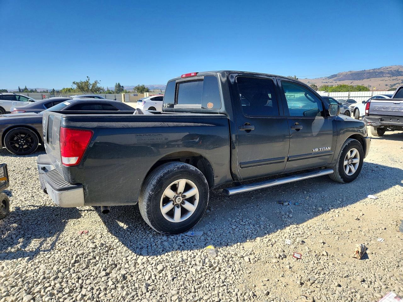 2008 Nissan Titan Xe/se/le Black vin: 1N6AA07D18N315069