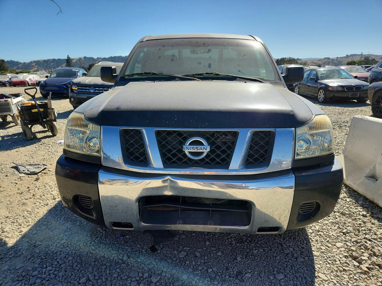 2008 Nissan Titan Xe/se/le Black vin: 1N6AA07D18N315069