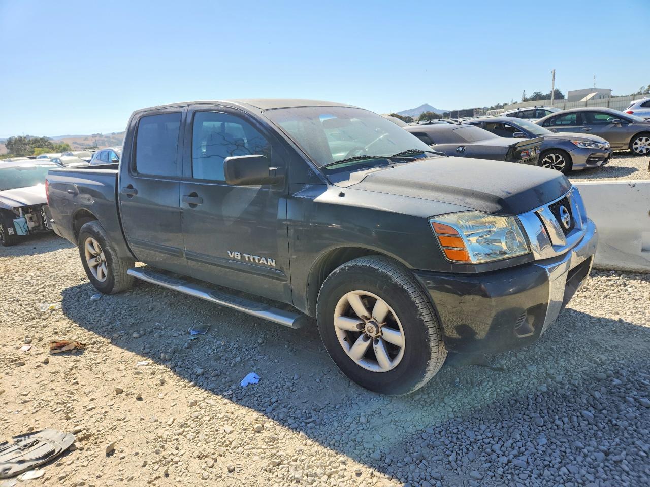 2008 Nissan Titan Xe/se/le Black vin: 1N6AA07D18N315069