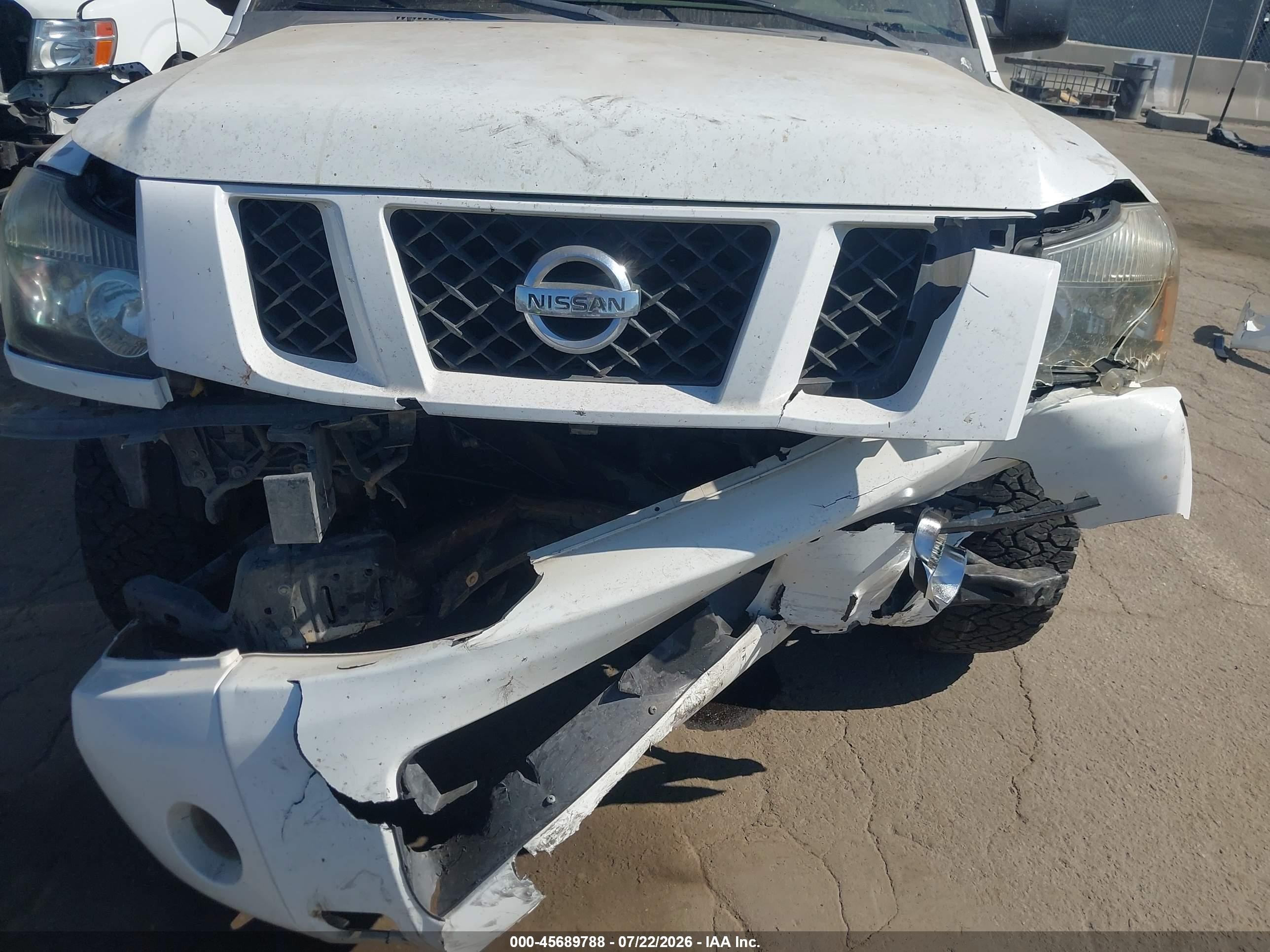 2008 Nissan Titan Se/xe White vin: 1N6AA07D18N337167