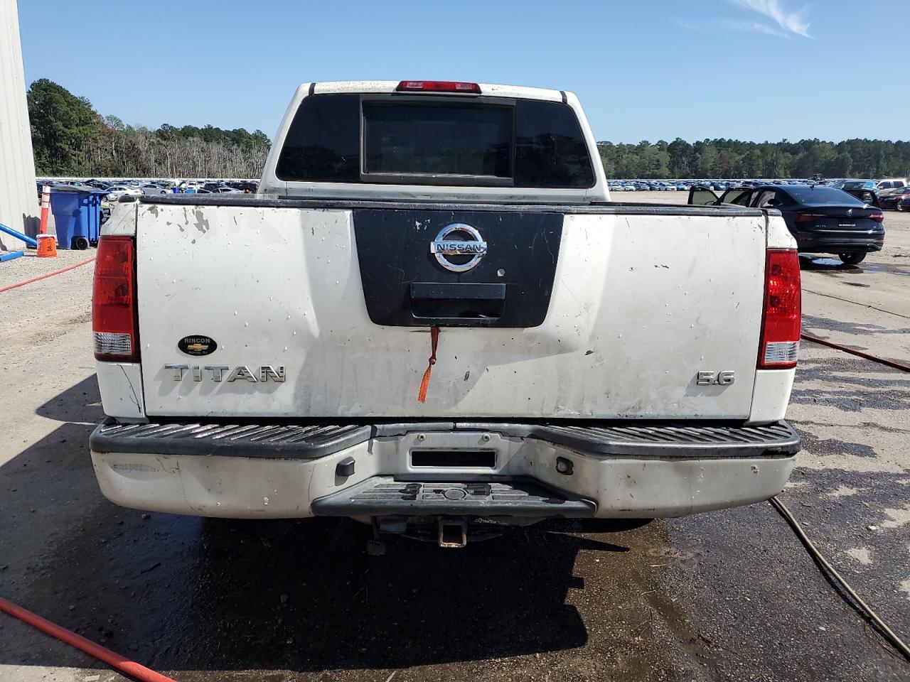 2008 Nissan Titan Xe White vin: 1N6AA07D18N348475