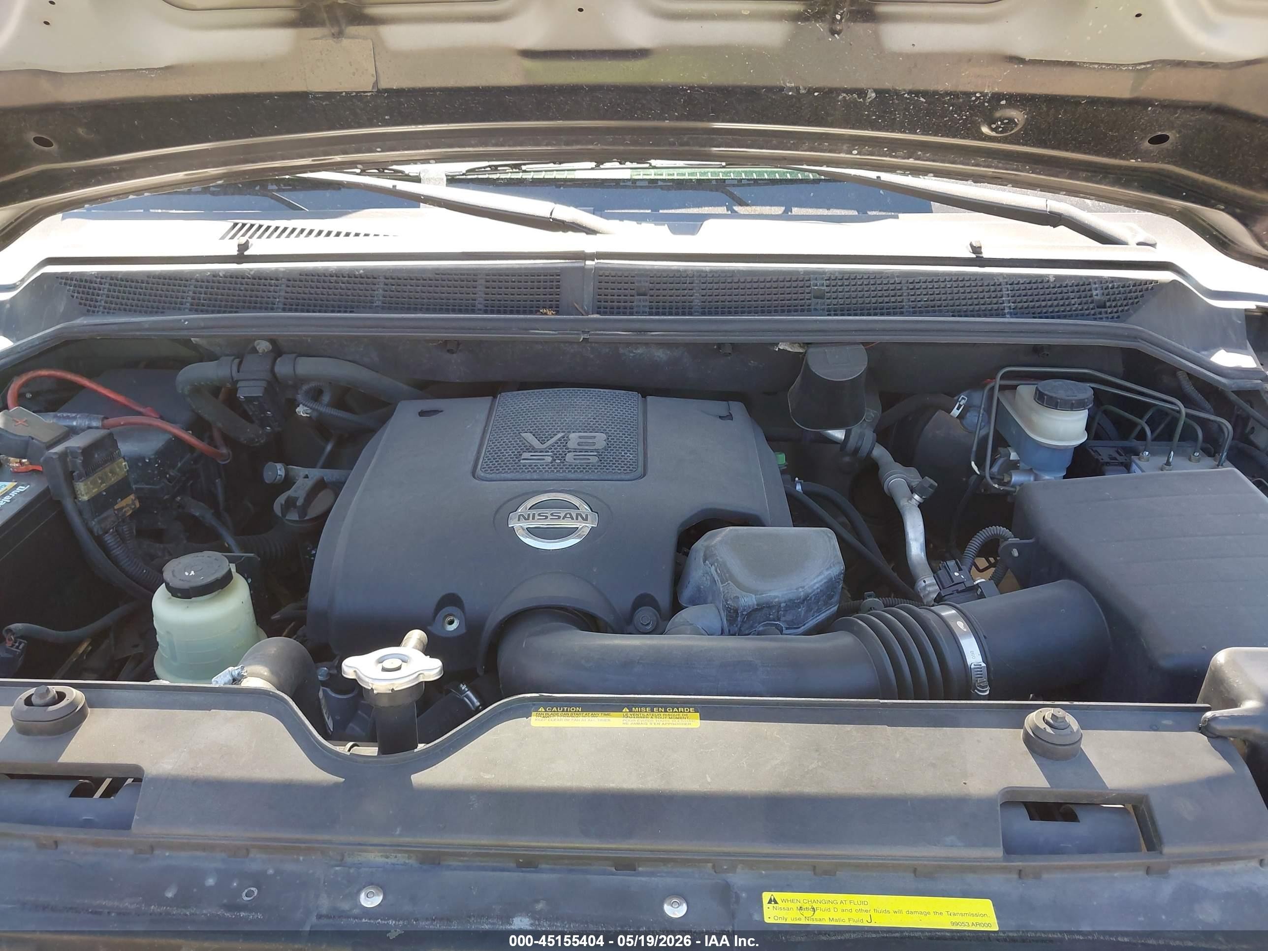 2008 Nissan Titan Se/xe Black vin: 1N6AA07D18N350694