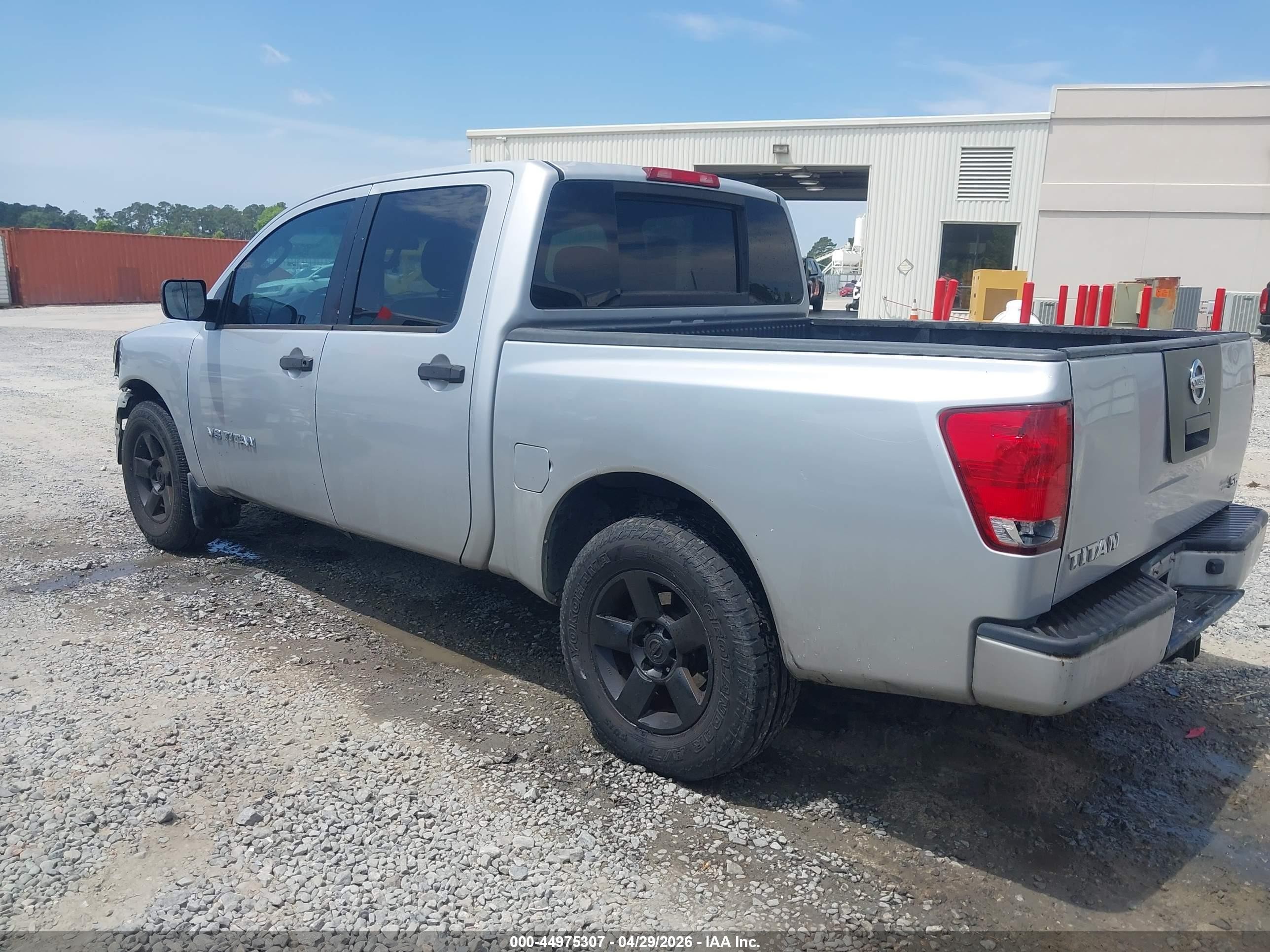 2008 Nissan Titan Xe Silver vin: 1N6AA07D28N332463