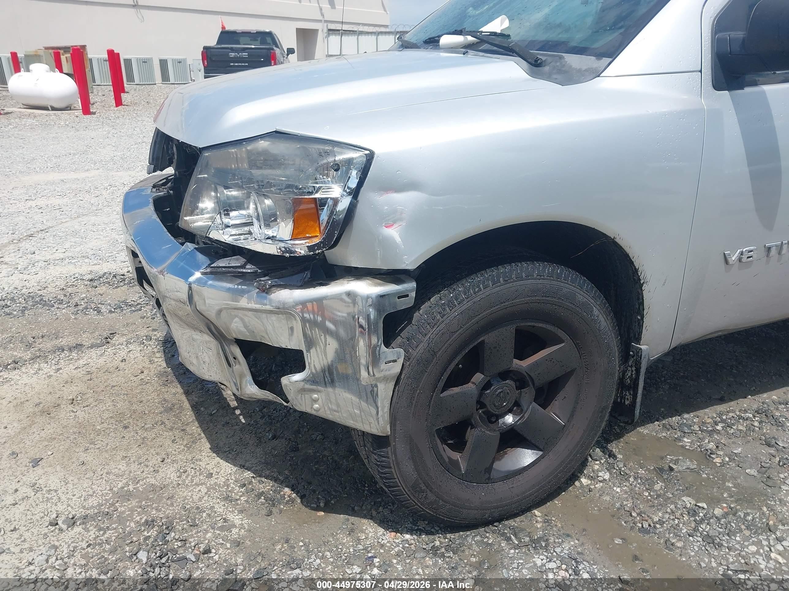 2008 Nissan Titan Xe Silver vin: 1N6AA07D28N332463