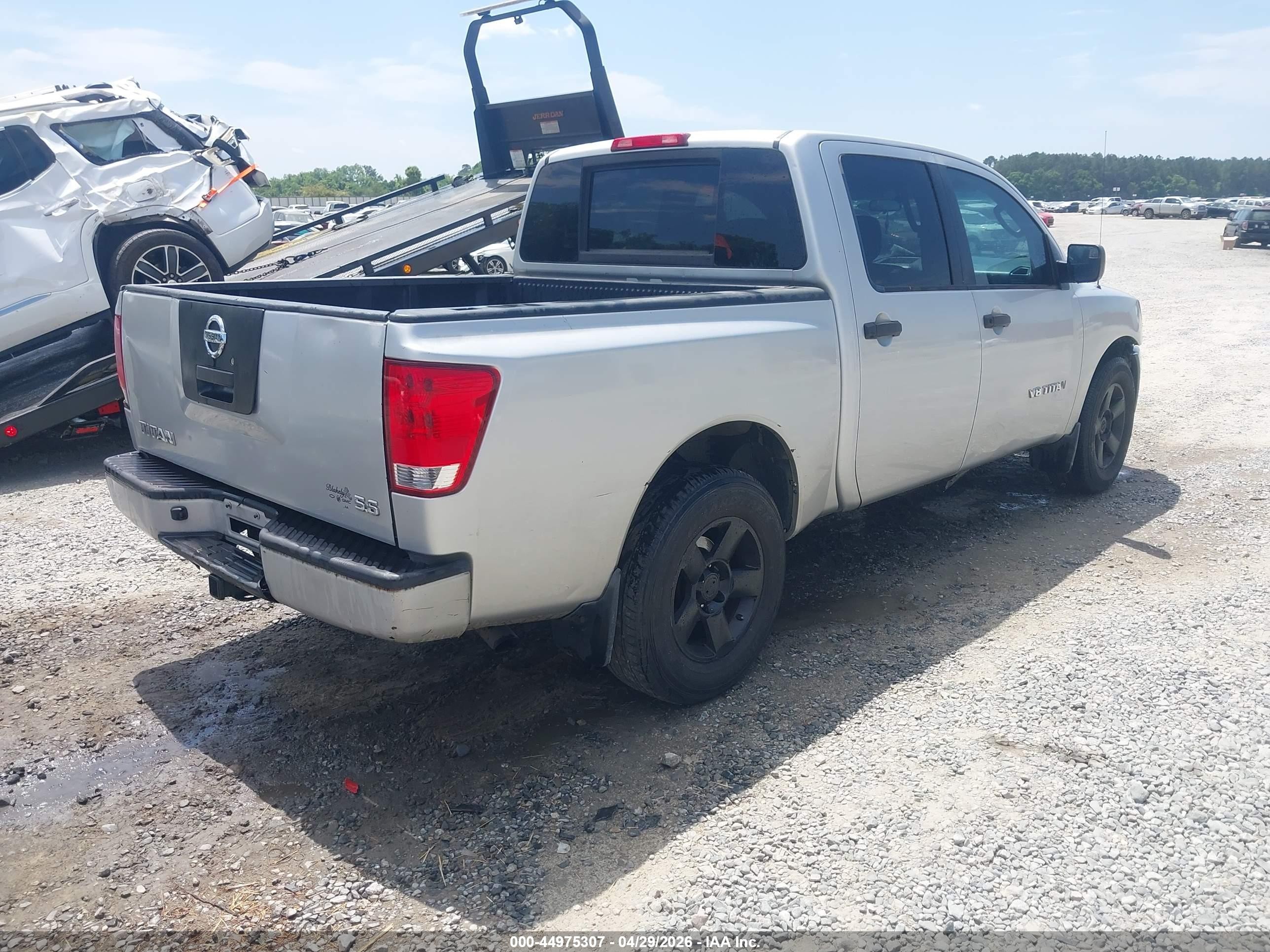 2008 Nissan Titan Xe Silver vin: 1N6AA07D28N332463